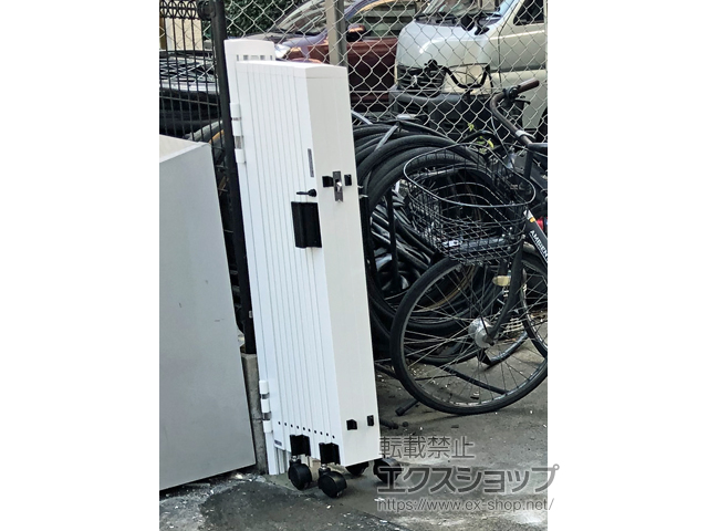 大阪府吹田市ののカーゲート トリップゲートII 1型 シンプル ノンレール 片開き 30S 施工例
