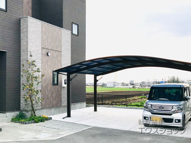 熊本県菊池郡菊陽町ののカーポート レイナツインポートグラン　積雪〜20cm対応 施工例