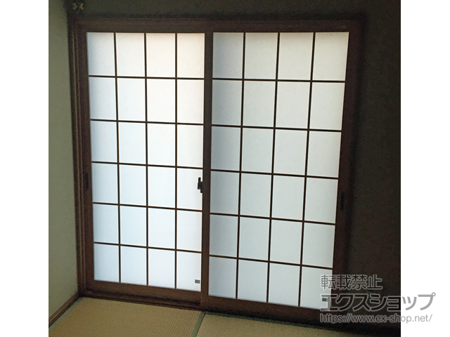 岐阜県大垣市のの二重窓（内窓） インプラス ダストバリア仕様 引違い窓 2枚建 施工例