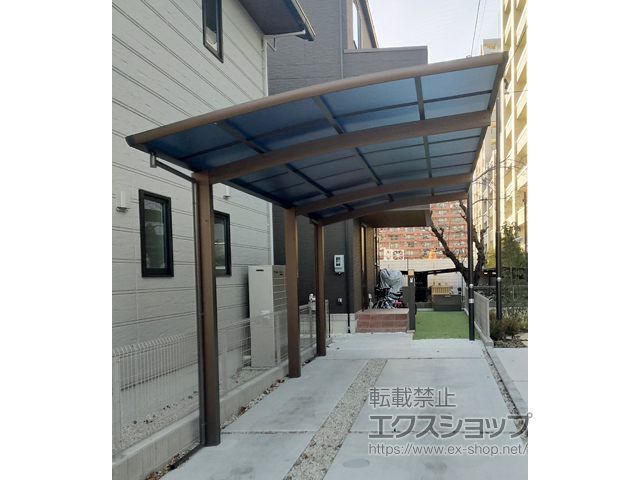 愛知県長久手市ののカーポート レイナポートグラン 延長　積雪〜20cm対応 施工例