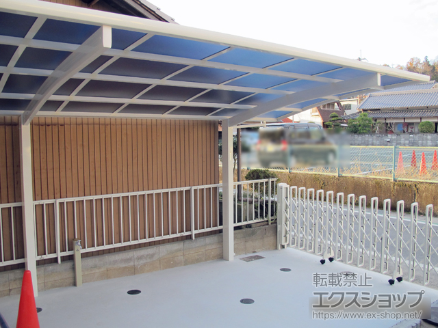 奈良県五條市ののカーポート レイナポートグラン　積雪〜20cm対応 施工例