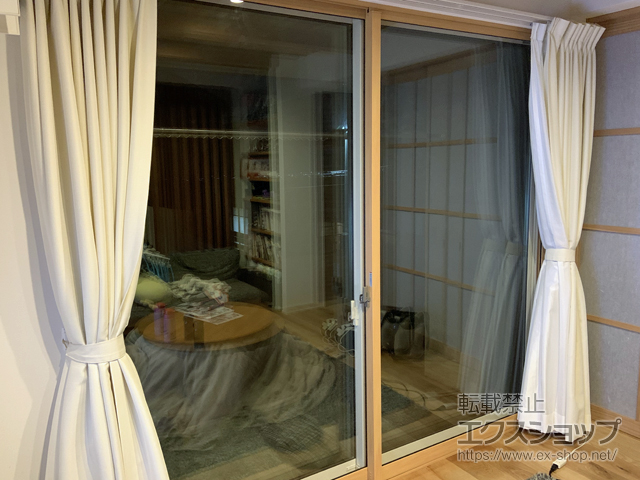 新潟県長岡市のの二重窓（内窓） インプラス ダストバリア仕様 引違い窓 2枚建 施工例