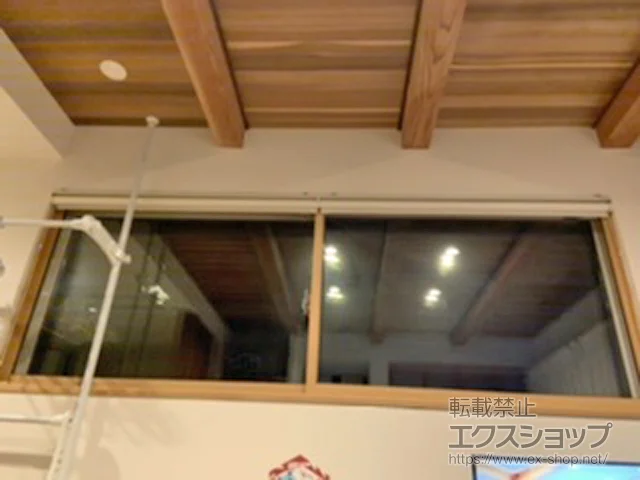 新潟県長岡市のLIXIL リクシル（トステム）の内窓（二重窓・二重サッシ） インプラス ダストバリア仕様 引違い窓 2枚建 施工例