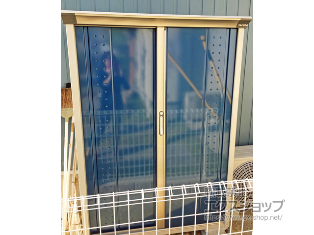 福岡県福岡市のの物置・屋外倉庫 グランプレステージジャンプ 1120×530×1600 GP-115B-T-DB 施工例