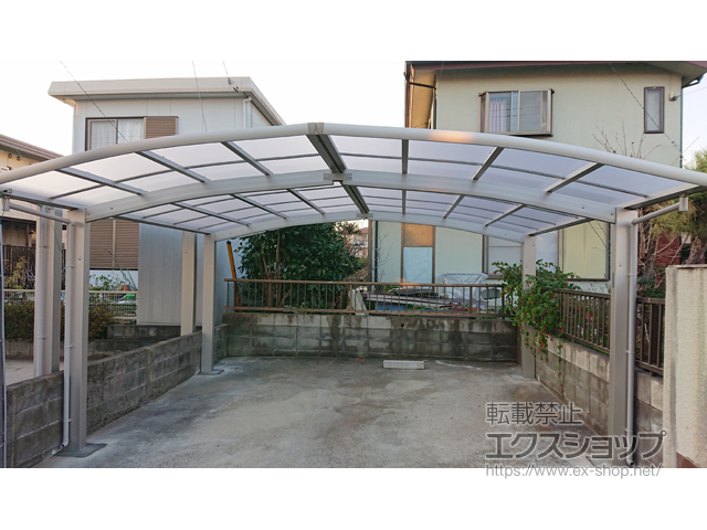 千葉県市原市ののカーポート レイナポートグラン M合掌　積雪〜20cm対応 施工例