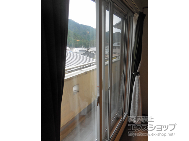 岐阜県郡上市のの二重窓（内窓） インプラス ダストバリア仕様 引違い窓 2枚建 施工例