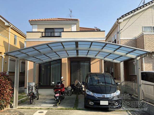 埼玉県さいたま市ののカーポート レイナツインポートグランZ　積雪〜20cm対応 施工例