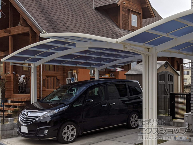 大阪府泉南郡熊取町ののカーポート レイナポートグラン　積雪〜20cm対応 施工例