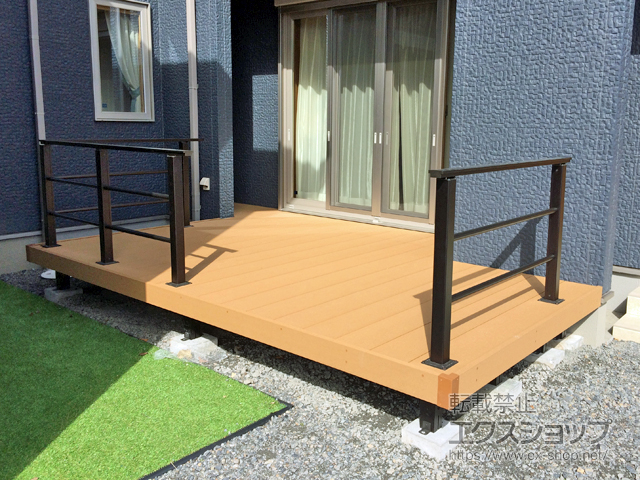 栃木県鹿沼市ののウッドデッキ リウッドデッキ 200 施工例