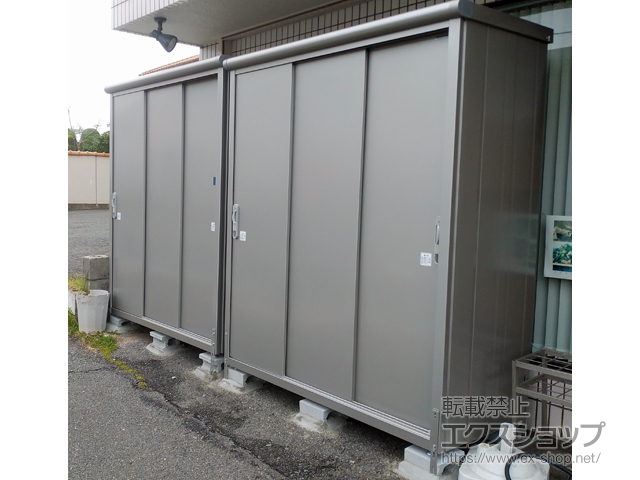 大阪府八尾市のの物置・屋外倉庫 エスモ 一般型 1650×750×1959（ESE-1607A） ESE-1607A-SS 施工例