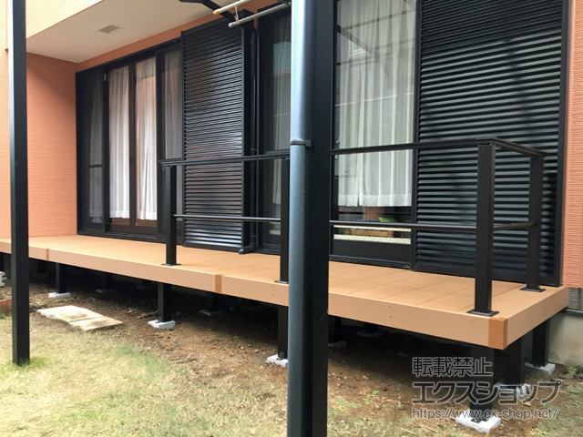 東京都八王子市ののウッドデッキ リウッドデッキ 200 施工例