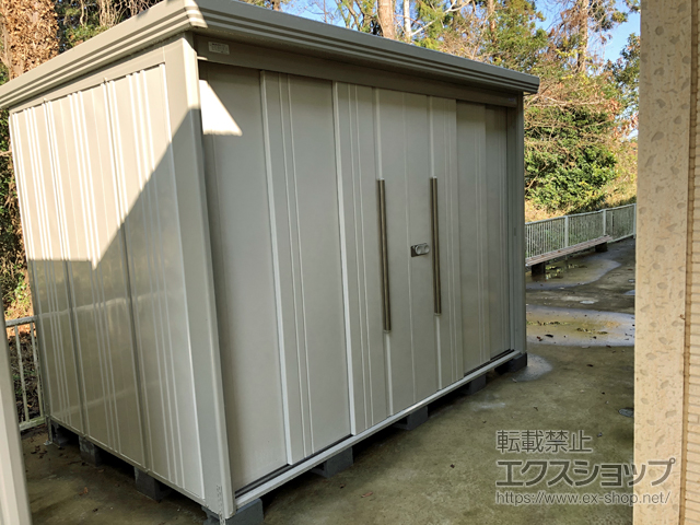 茨城県鹿嶋市のの物置・屋外倉庫 Mr.ストックマンダンディ 一般型 2900×1922×2110 ND-2919-W 施工例