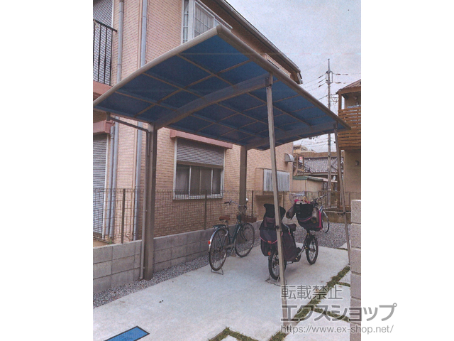 東京都西東京市ののカーポート プレシオスポート 積雪〜20cm対応 施工例