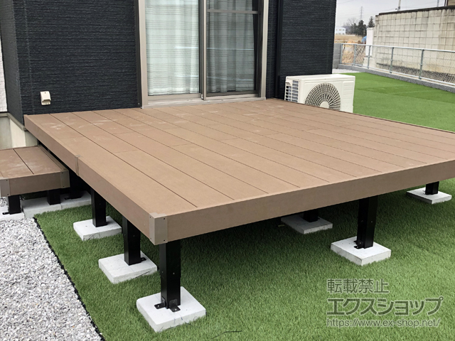 群馬県甘楽郡甘楽町ののウッドデッキ リウッドデッキ 200 施工例