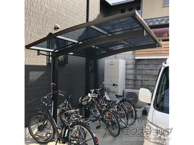 大阪府東大阪市ののサイクルポート・駐輪場 プレシオスポート ミニ 積雪〜20cm対応 施工例