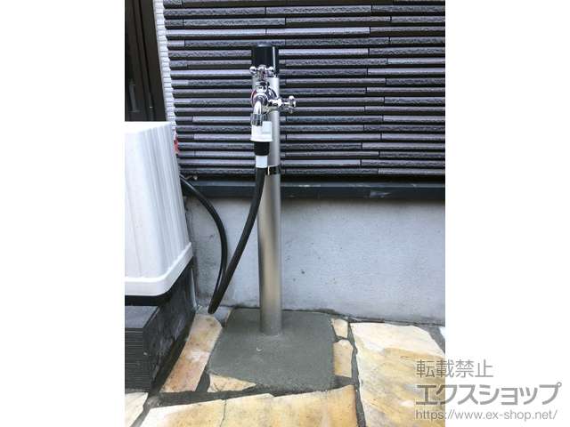 神奈川県川崎市のの立水栓・ガーデンシンク タクト【SC-TAC100】 施工例