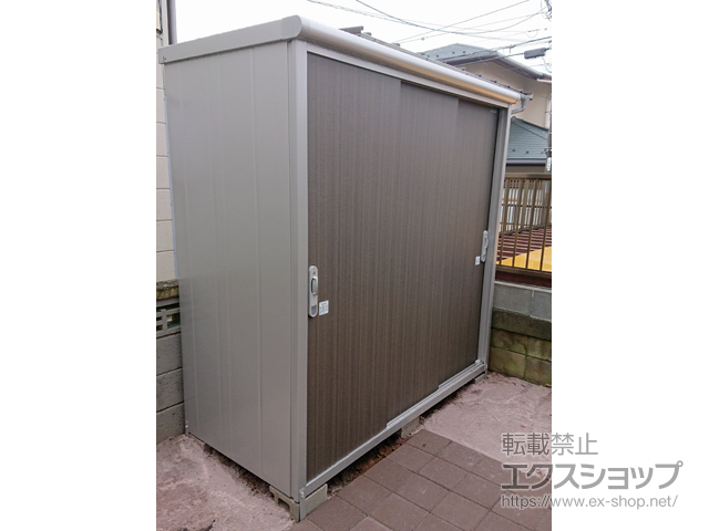 千葉県千葉市のの物置・屋外倉庫 エスモ 一般型 1950×900×1959（ESE-1909A） ESE-1909A-DW 施工例