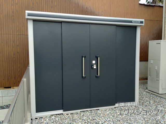 愛知県名古屋市のの物置・屋外倉庫 エルモ 一般型 2570×2220×2117（LMD-2522） LMD-2522-SM 施工例