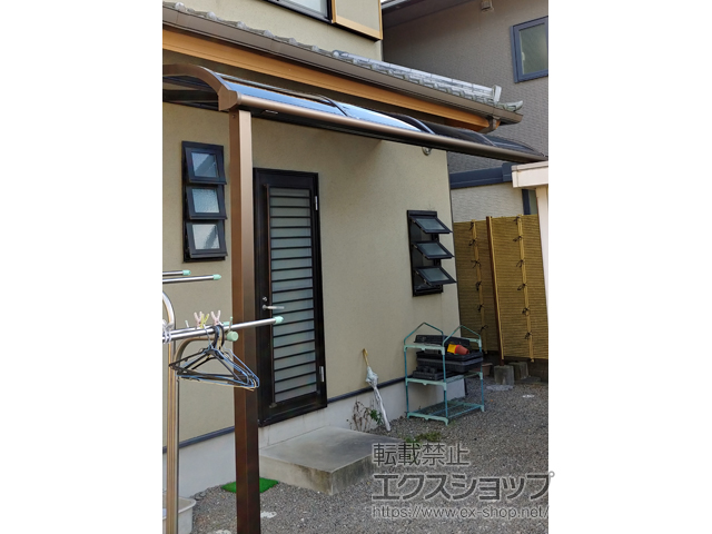 兵庫県三田市ののテラス屋根 ソラリア R型 テラスタイプ 単体 積雪〜20cm対応 施工例