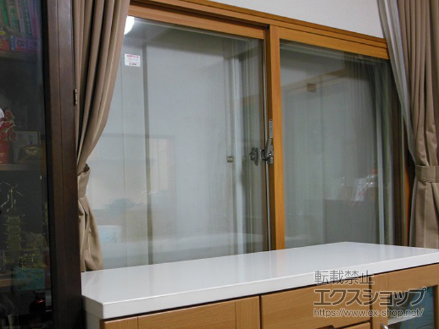 神奈川県秦野市のの二重窓（内窓）、玄関ドア インプラス ダストバリア仕様 引違い窓 2枚建 施工例