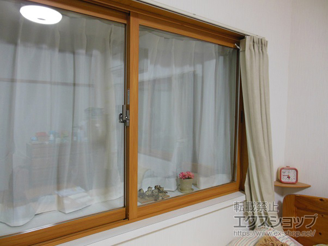 神奈川県秦野市のの二重窓（内窓）、玄関ドア インプラス ダストバリア仕様 引違い窓 2枚建 施工例