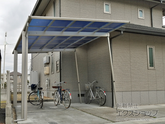 岡山県倉敷市ののカーポート エフルージュグラン　積雪〜20cm対応 施工例