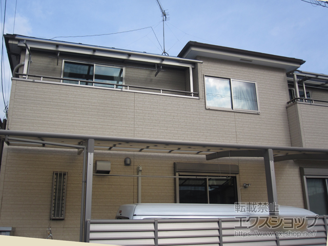 埼玉県八潮市ののバルコニー・ベランダ屋根 スピーネ R型 屋根タイプ 単体 積雪〜20cm対応 施工例