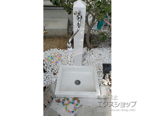 埼玉県川口市のの立水栓・ガーデンシンク モ・エットL シンプルパンセット 施工例