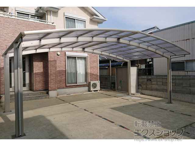 徳島県板野郡藍住町ののカーポート レイナトリプルポートグラン　積雪〜20cm対応 施工例