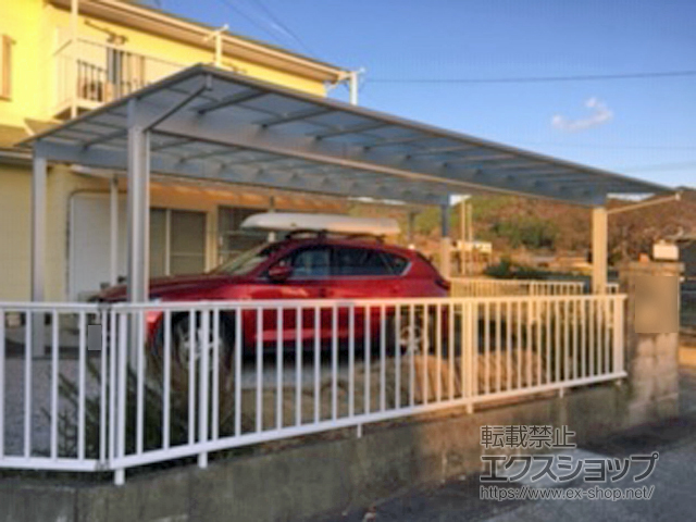 高知県香南市ののカーポート エフルージュ トリプル 積雪〜20cm対応 施工例