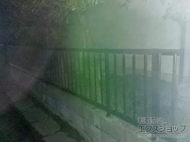 千葉県松戸市のValue Selectのフェンス・柵・塀 ミエッタフェンス 防犯たて格子タイプ 自由柱施工 施工例