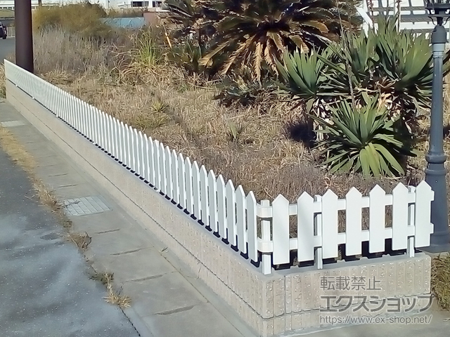 千葉県富津市ののフェンス・柵 アメリカンフェンス1型 フリーポールタイプ 施工例