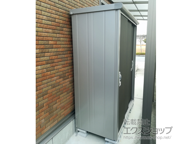 広島県広島市のの物置・屋外倉庫 エスモ 一般型 1497×750×1959 ESE-1507A-DW 施工例