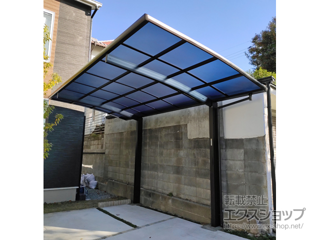 兵庫県西宮市ののカーポート プレシオスポート 積雪〜20cm対応 施工例