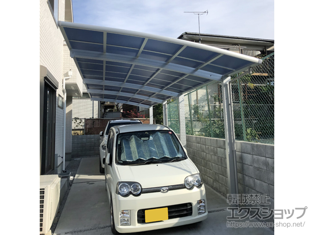 東京都八王子市ののカーポート レイナポートグラン 縦連棟　積雪〜20cm対応 施工例