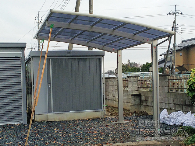 茨城県坂東市ののカーポート レイナポートグラン　積雪〜20cm対応 施工例