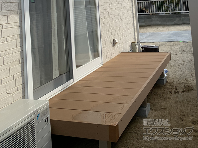 広島県福山市ののウッドデッキ マージウッドデッキ 施工例