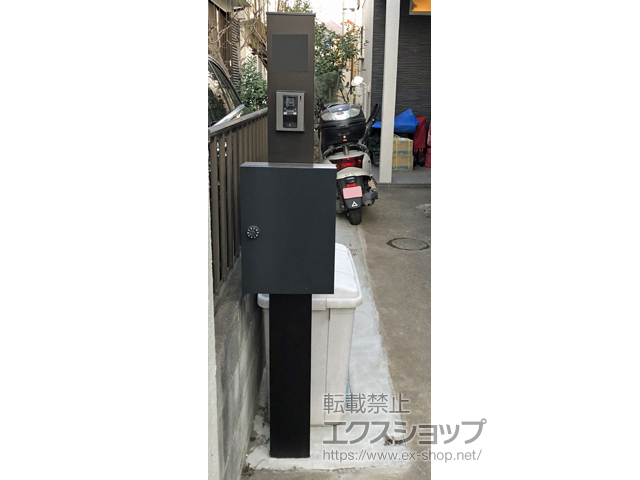 東京都小金井市のの機能門柱・ポスト シンプレオ ポストユニット 1型 施工例