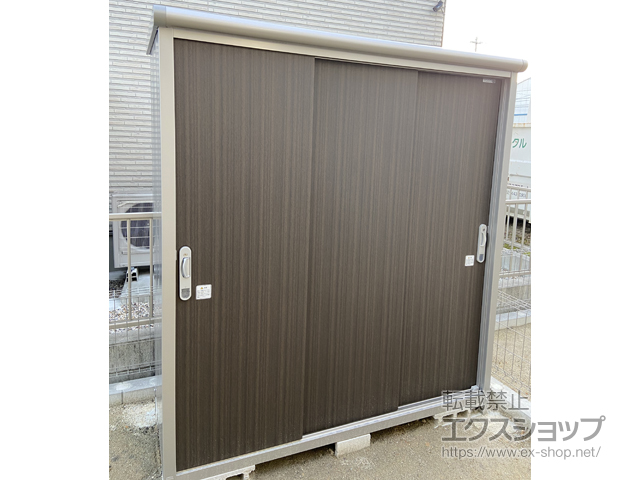 愛知県あま市のの物置・屋外倉庫 エスモ 一般型 1797×750×1959 ESE-1807A-DW 施工例