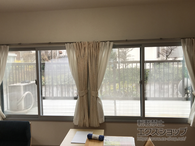 東京都杉並区のの二重窓（内窓） インプラス ダストバリア仕様 引違い窓 2枚建 施工例