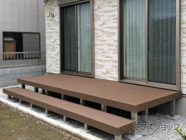 埼玉県ふじみ野市ののウッドデッキ リウッドデッキ 200 施工例