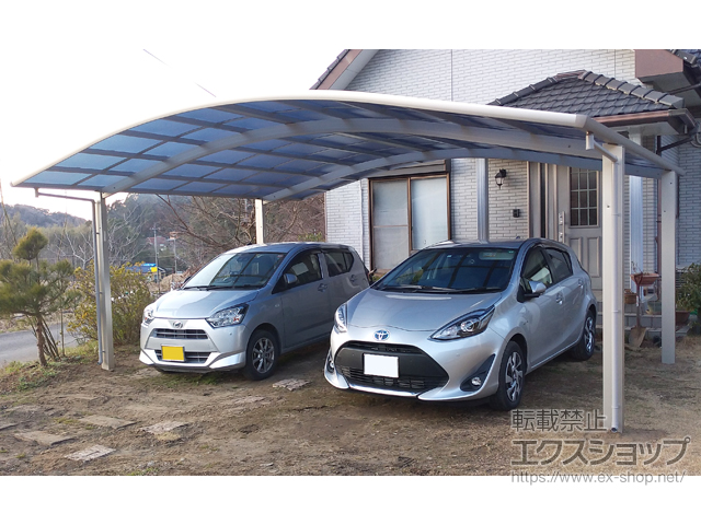 千葉県富津市ののカーポート レイナツインポートグラン　積雪〜20cm対応 施工例