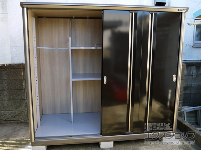 千葉県鎌ケ谷市のの物置・屋外倉庫 ナイソーシスター　2160×920×1903（KMW-219E-P） KMW-219E-P 施工例