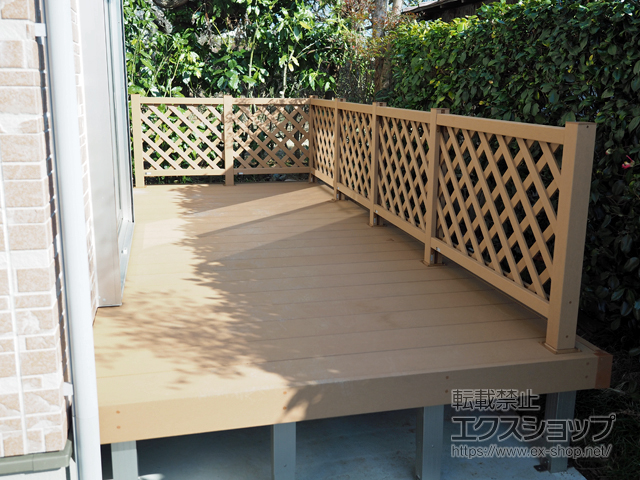 茨城県日立市ののウッドデッキ リウッドデッキ 200 施工例