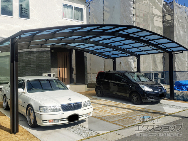 大阪府四條畷市ののカーポート レイナトリプルポートグラン　積雪〜20cm対応 施工例