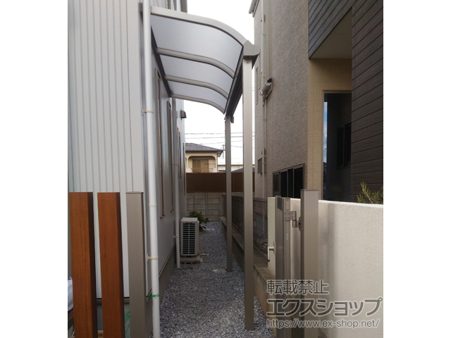 福岡県福岡市ののテラス屋根 ソラリア R型 テラスタイプ 単体 積雪〜20cm対応 施工例