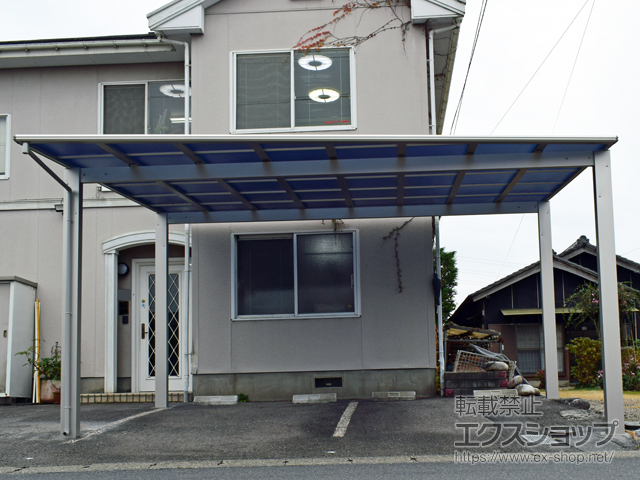 岐阜県可児市ののカーポート エフルージュ ツイン 積雪〜20cm対応 施工例