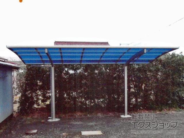 和歌山県東牟婁郡那智勝浦町ののカーポート レイナポートグラン　積雪〜20cm対応 施工例