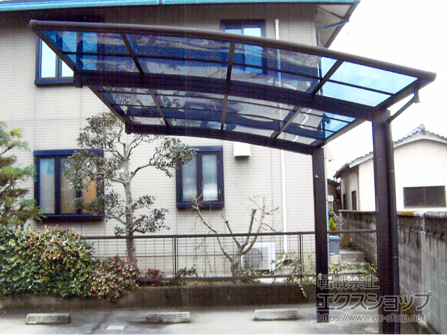 徳島県吉野川市ののカーポート プレシオスポート 積雪〜20cm対応 施工例