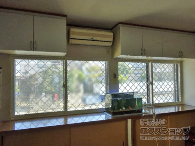 千葉県船橋市のの二重窓（内窓） インプラス ダストバリア仕様 引違い窓 2枚建 施工例